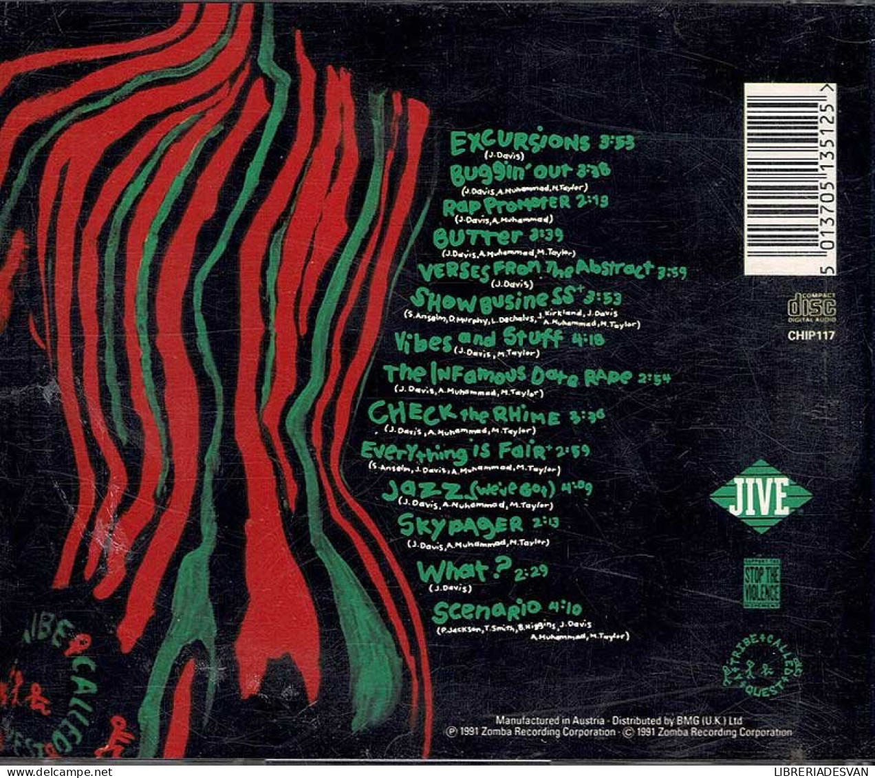 A Tribe Called Quest - The Low End Theory. CD - Rap & Hip Hop