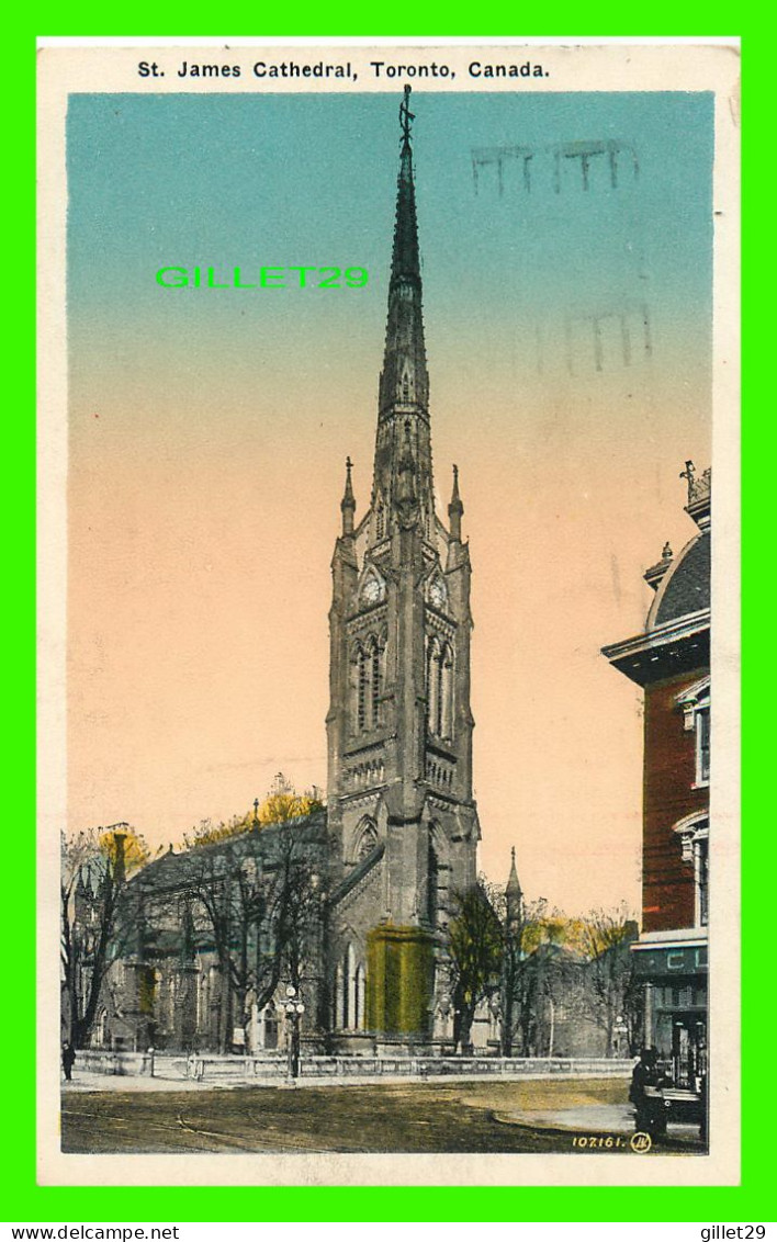 TORONTO, ONTARIO - ST JAMES CATHEDRAL - TRAVEL IN 1921 - THE VALENTINE & SONS UNITED PUB. CO LTD - - Toronto