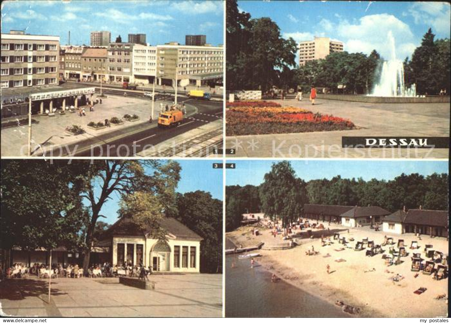 72383287 Dessau-Rosslau Stadtpark Teehaeuschen Strand Dessau-Rosslau - Dessau