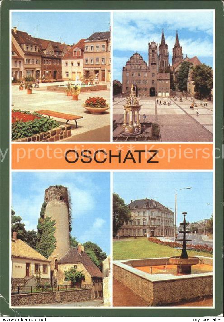 72383276 Oschatz Ernst Thaelmann Platz Museum Brunnen Am Leipziger Platz Oschatz - Oschatz