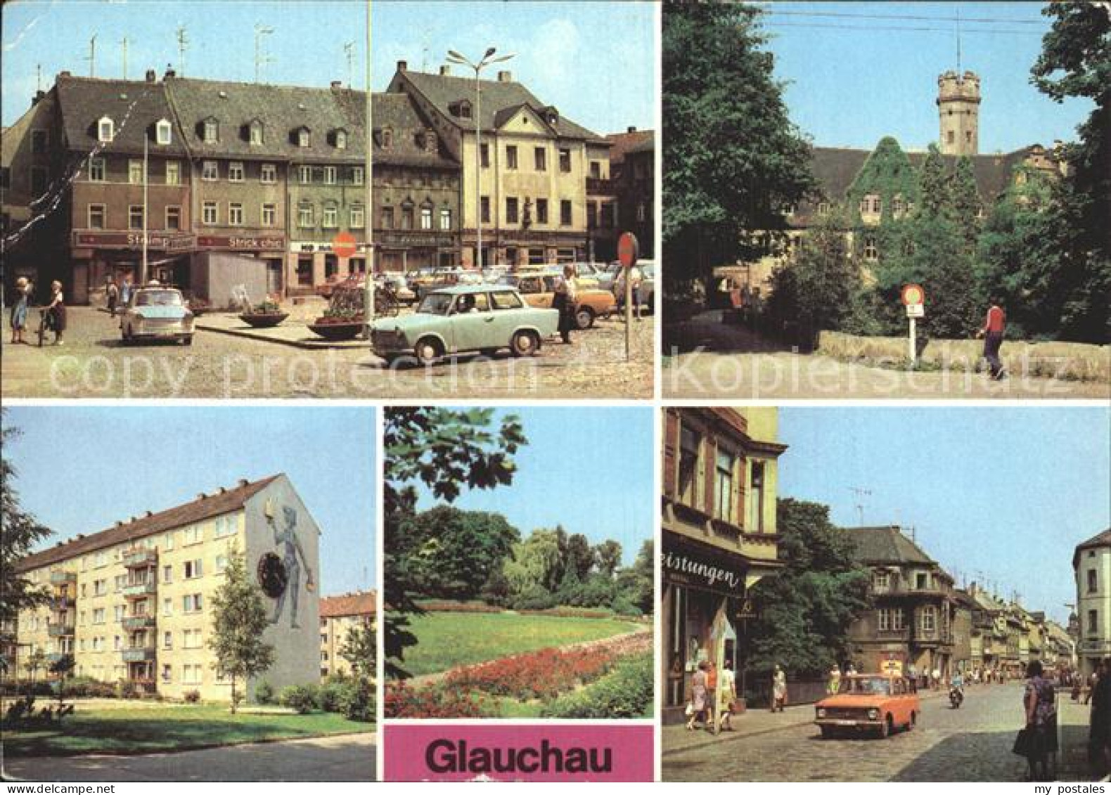 72383216 Glauchau Markt Schloss Forderglauchau Rosarium Glauchau - Glauchau