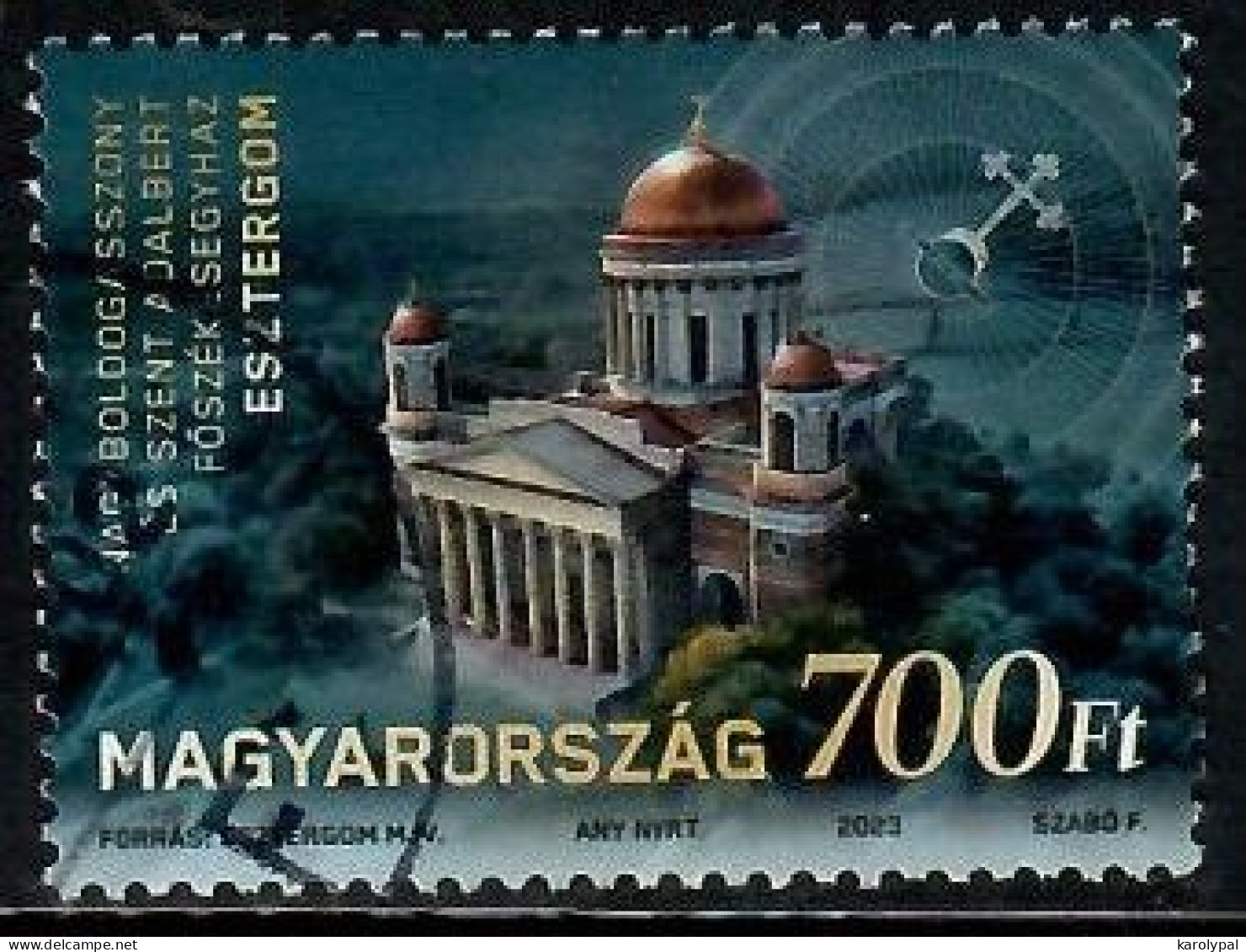 Hungary, 2023, Used,   Cathedral Of Our Lady Of The Assumption, Esztergom, Mi. Nr.6341 - Used Stamps