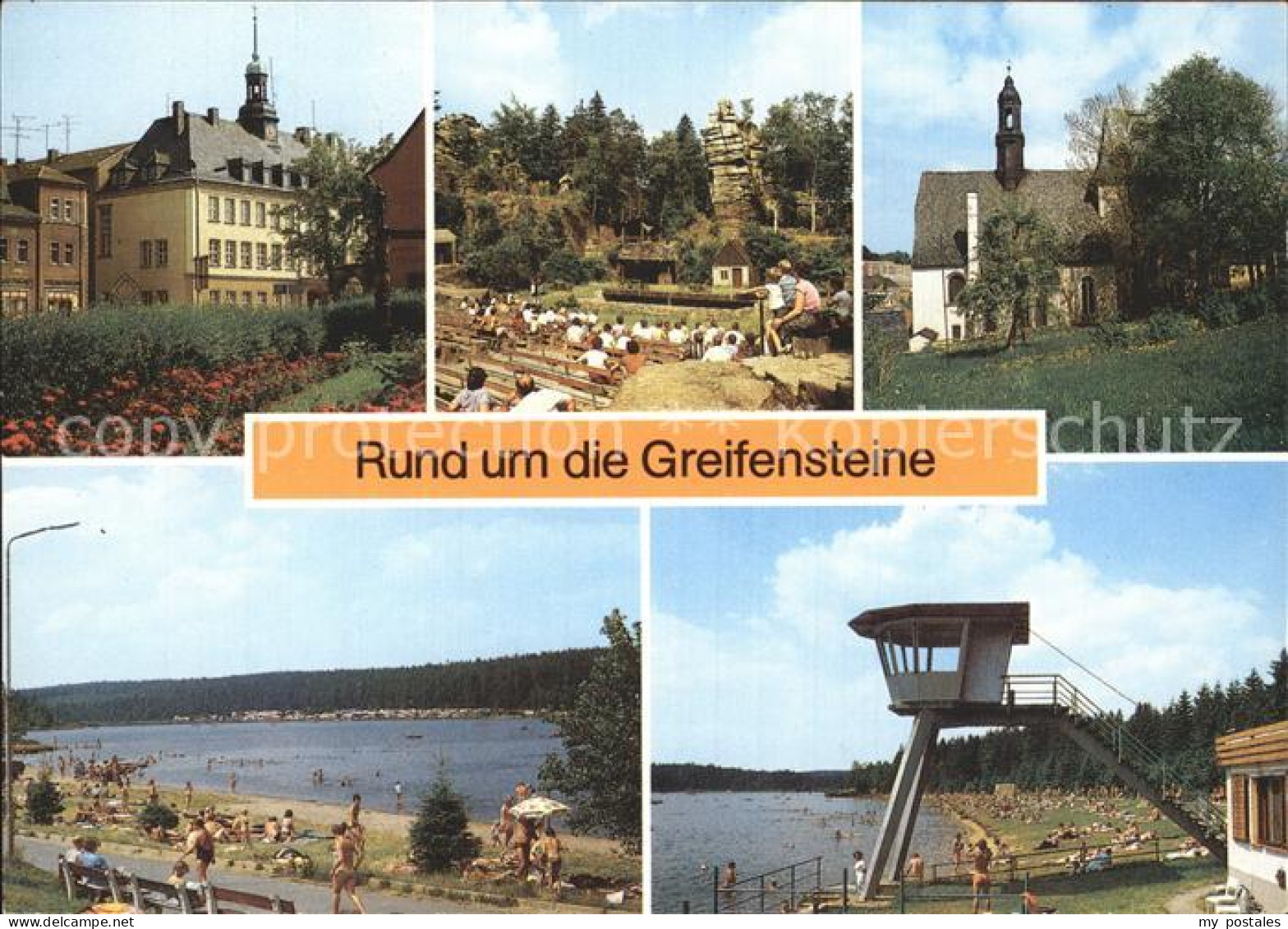 72383085 Greifensteine Erzgebirge Ehrenfriedersdorf Rathaus Strand Freilichtthea - Ehrenfriedersdorf