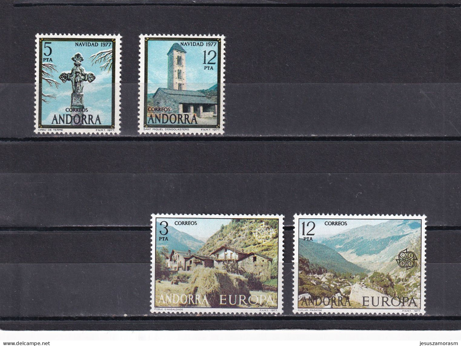 Andorra Española Año 1977 Completo - Collezioni