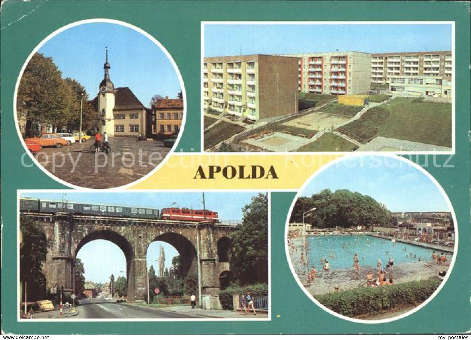 72382885 Apolda Markt Viadukt Freibad Apolda - Apolda