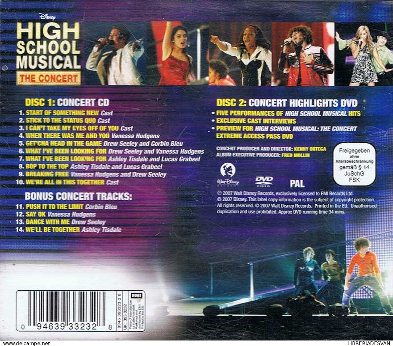 BSO High School Musical. The Concert. CD+DVD - Soundtracks, Film Music