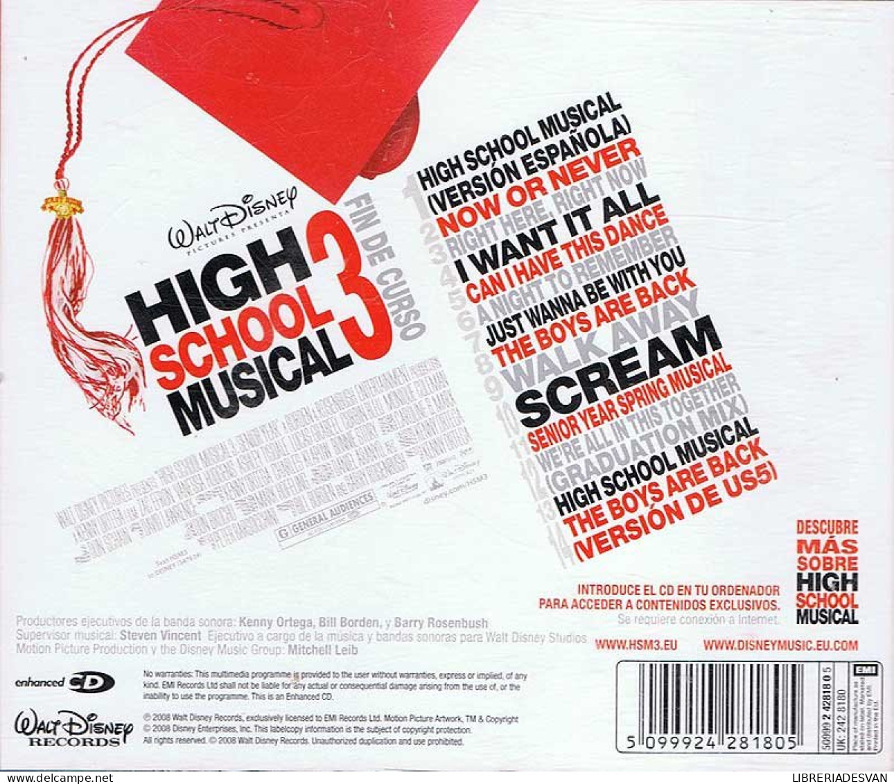 BSO High School Musical 3. Fin De Curso. CD - Musique De Films