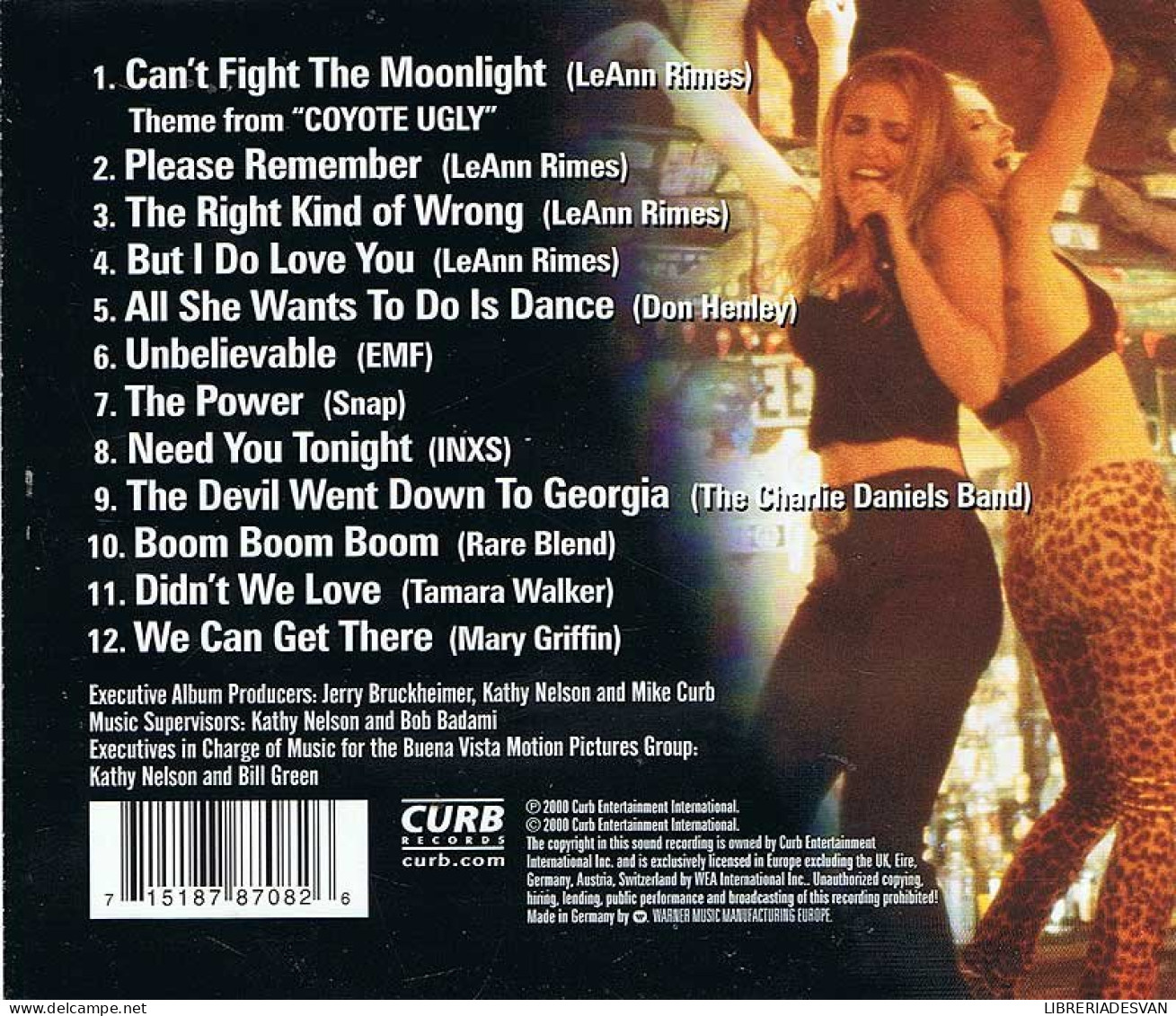 BSO Coyote Ugly (Bar Coyote). CD - Filmmuziek