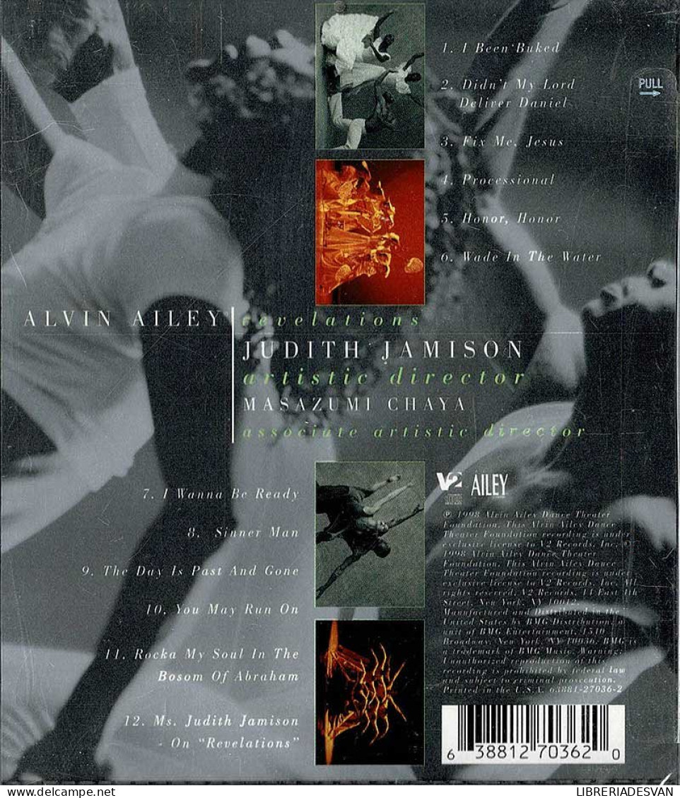 Alvin Ailey American Dance Theatre - Revelations. CD - Musica Di Film