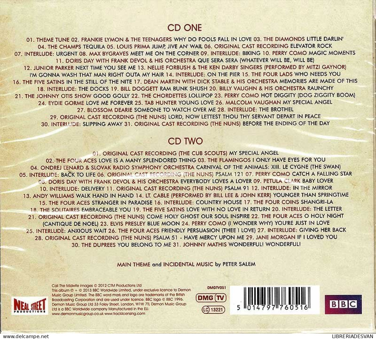 Call The Midwife. The Album (Soundtrack). 2 X CD - Filmmuziek