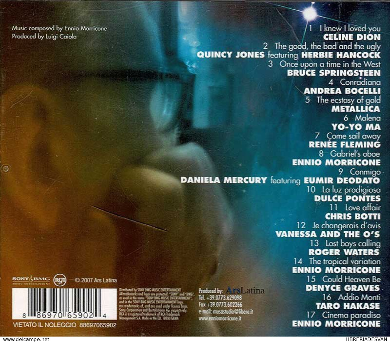 We All Love Ennio Morricone. CD - Filmmusik