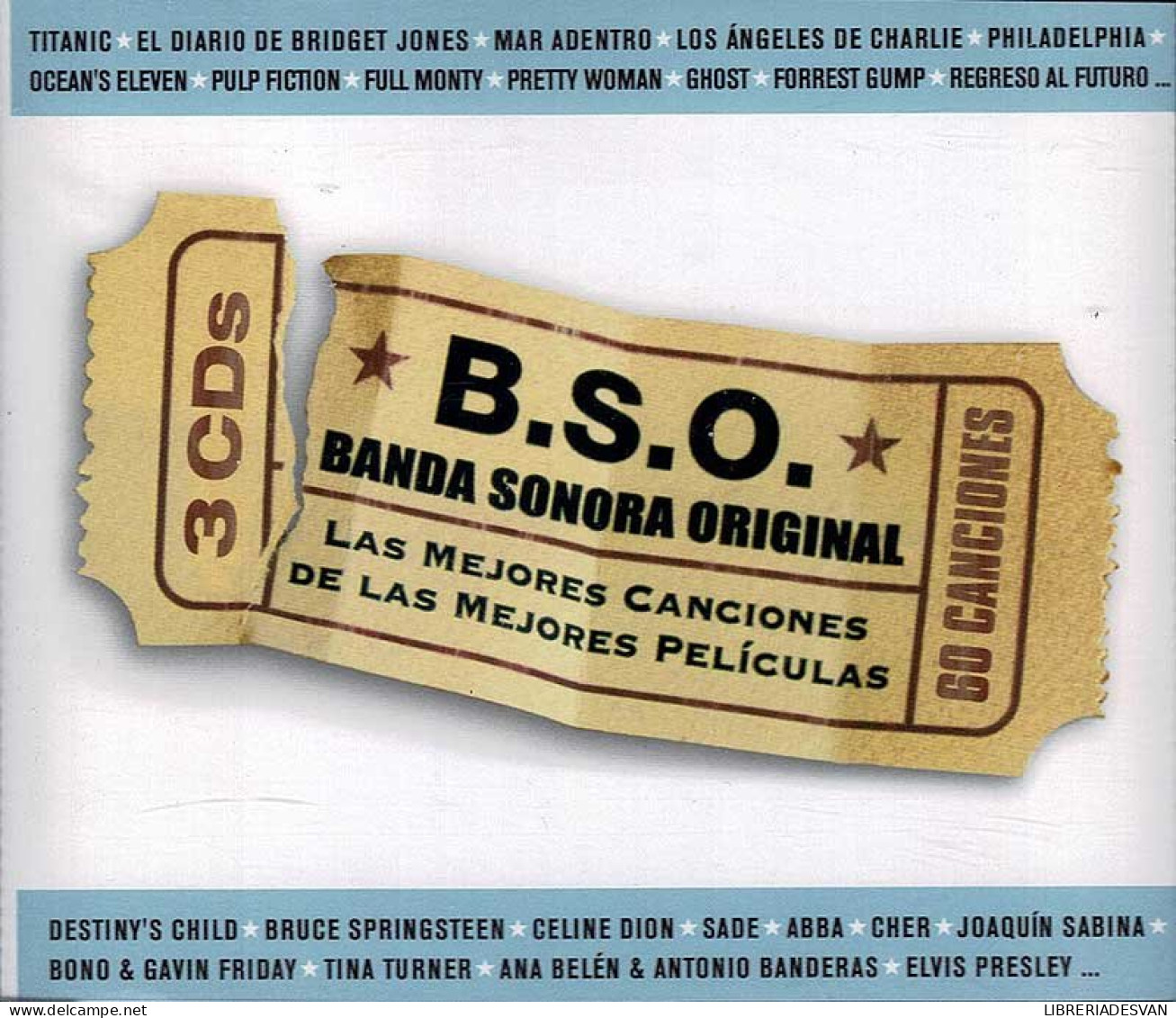 B.S.O. Las Mejores Canciones De Las Mejores Películas. 3 X CD - Filmmusik