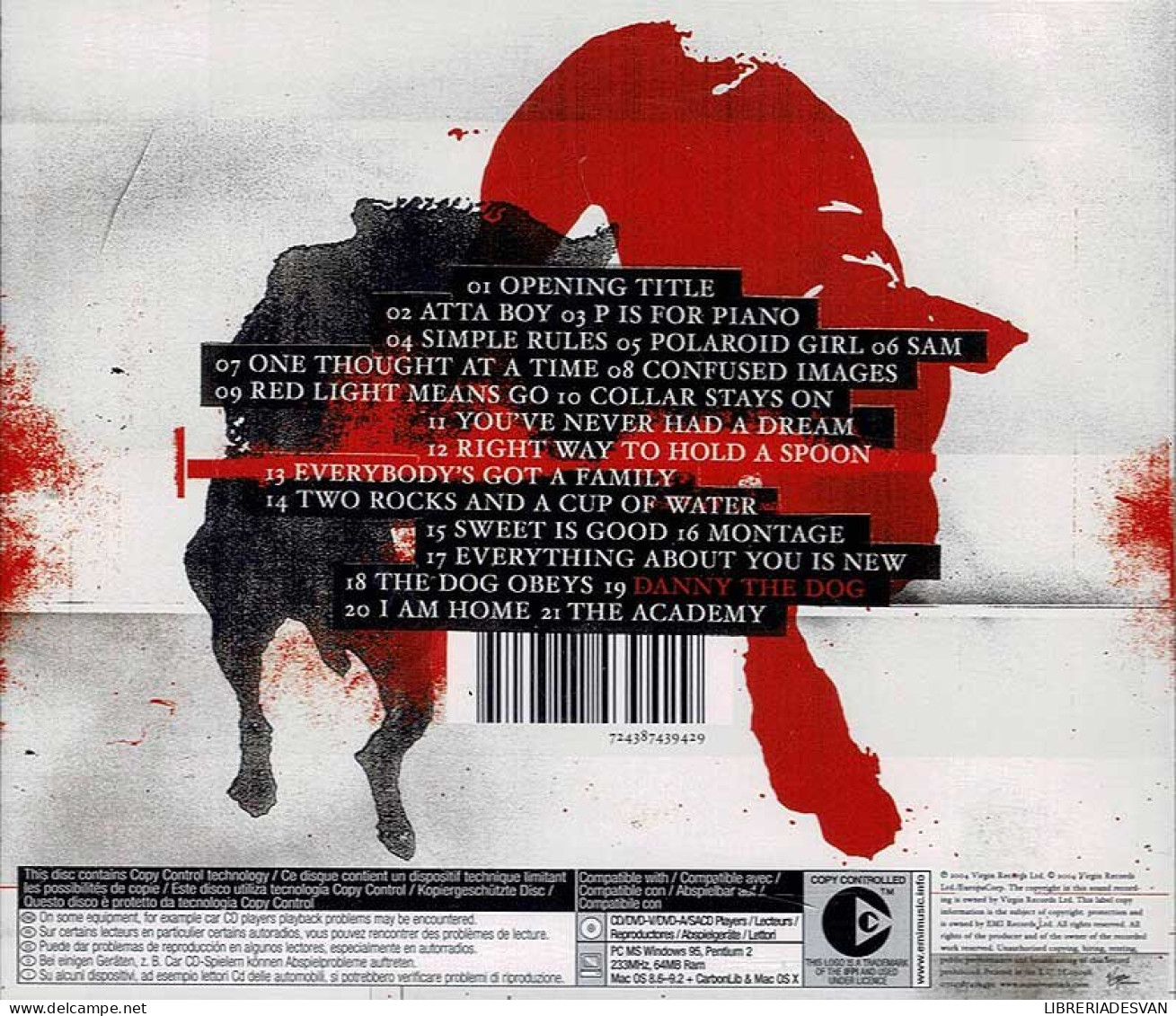 Massive Attack - Danny The Dog (Original Motion Picture Soundtrack). CD - Filmmusik