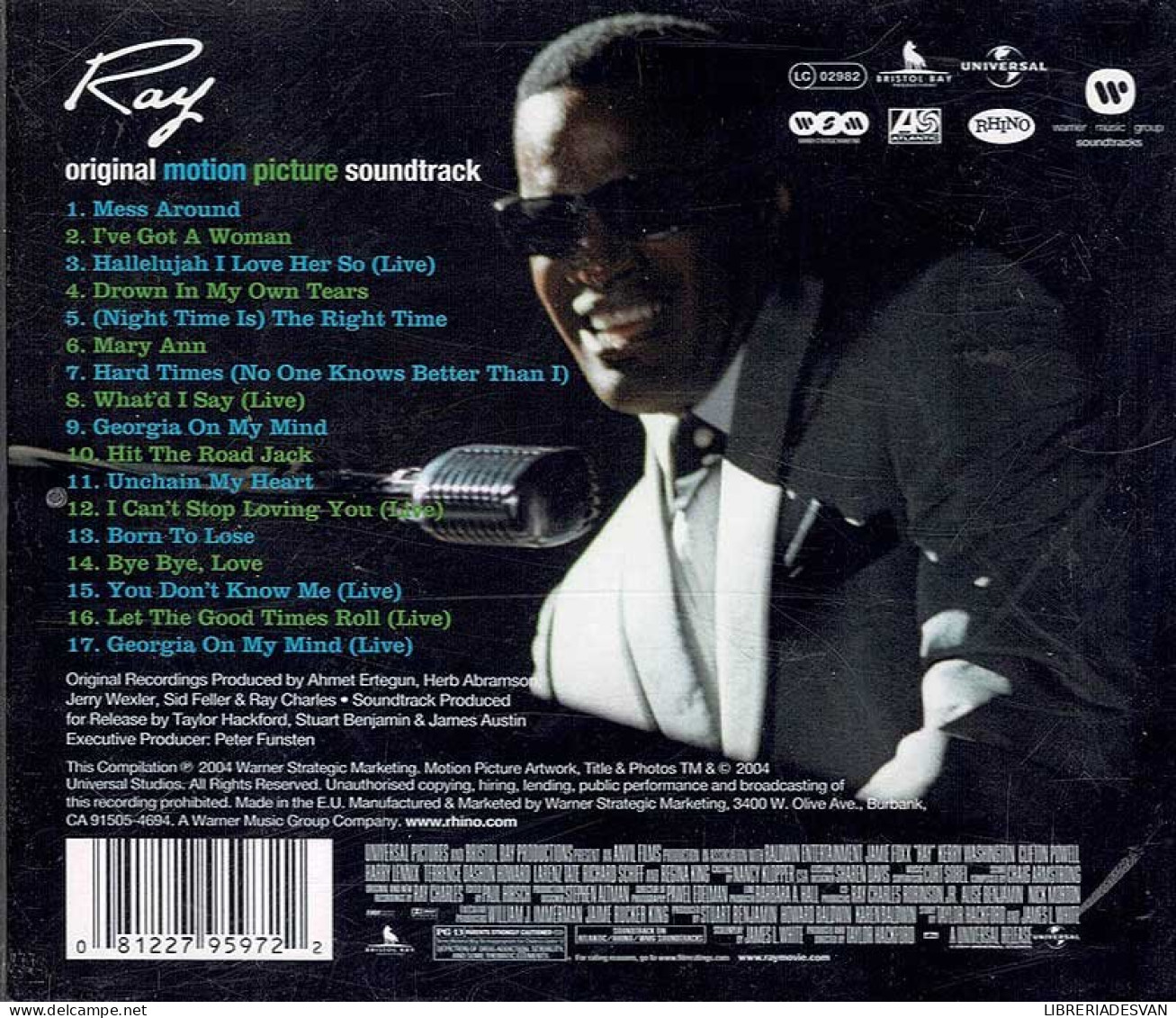 Ray Charles - Ray (Original Motion Picture Soundtrack). CD - Soundtracks, Film Music
