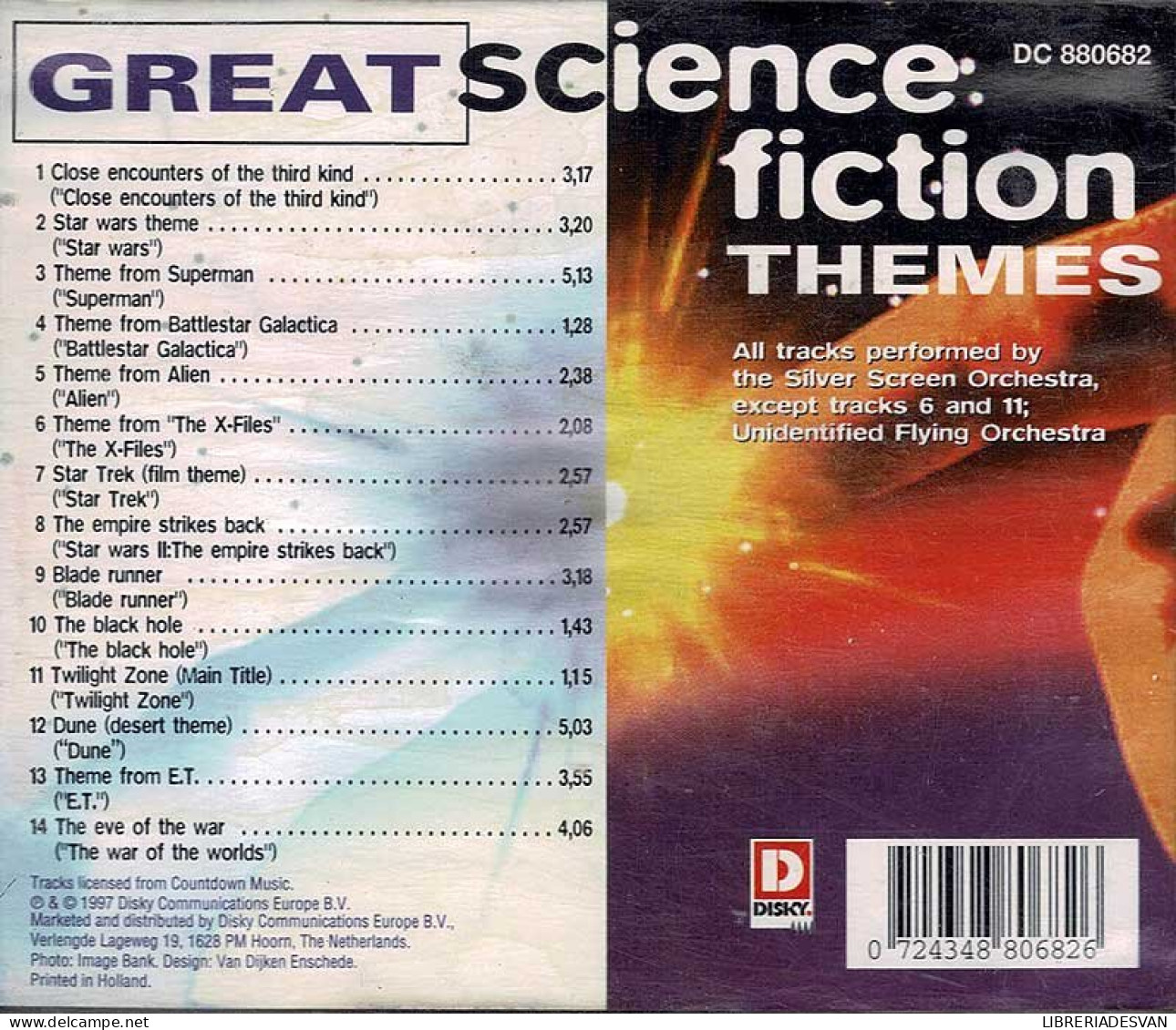 Silver Screen Orchestra - Great Science Fiction Themes. CD - Soundtracks, Film Music