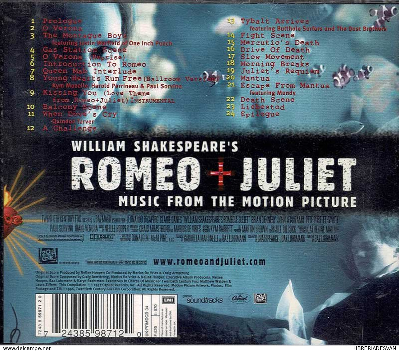 Romeo + Juliet: Music From The Motion Picture - Volume 2. CD - Filmmuziek