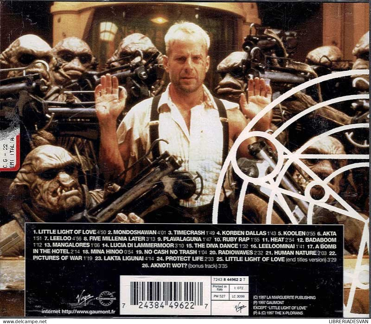 Eric Serra - The Fifth Element (Original Motion Picture Soundtrack). CD - Soundtracks, Film Music