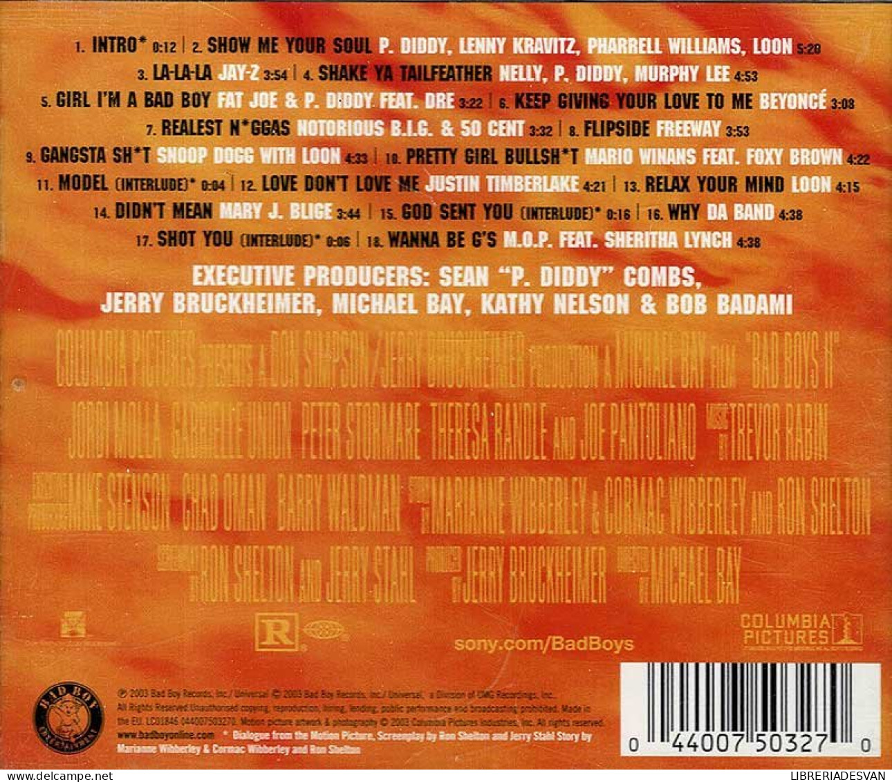 Bad Boys II - The Soundtrack. CD - Filmmuziek