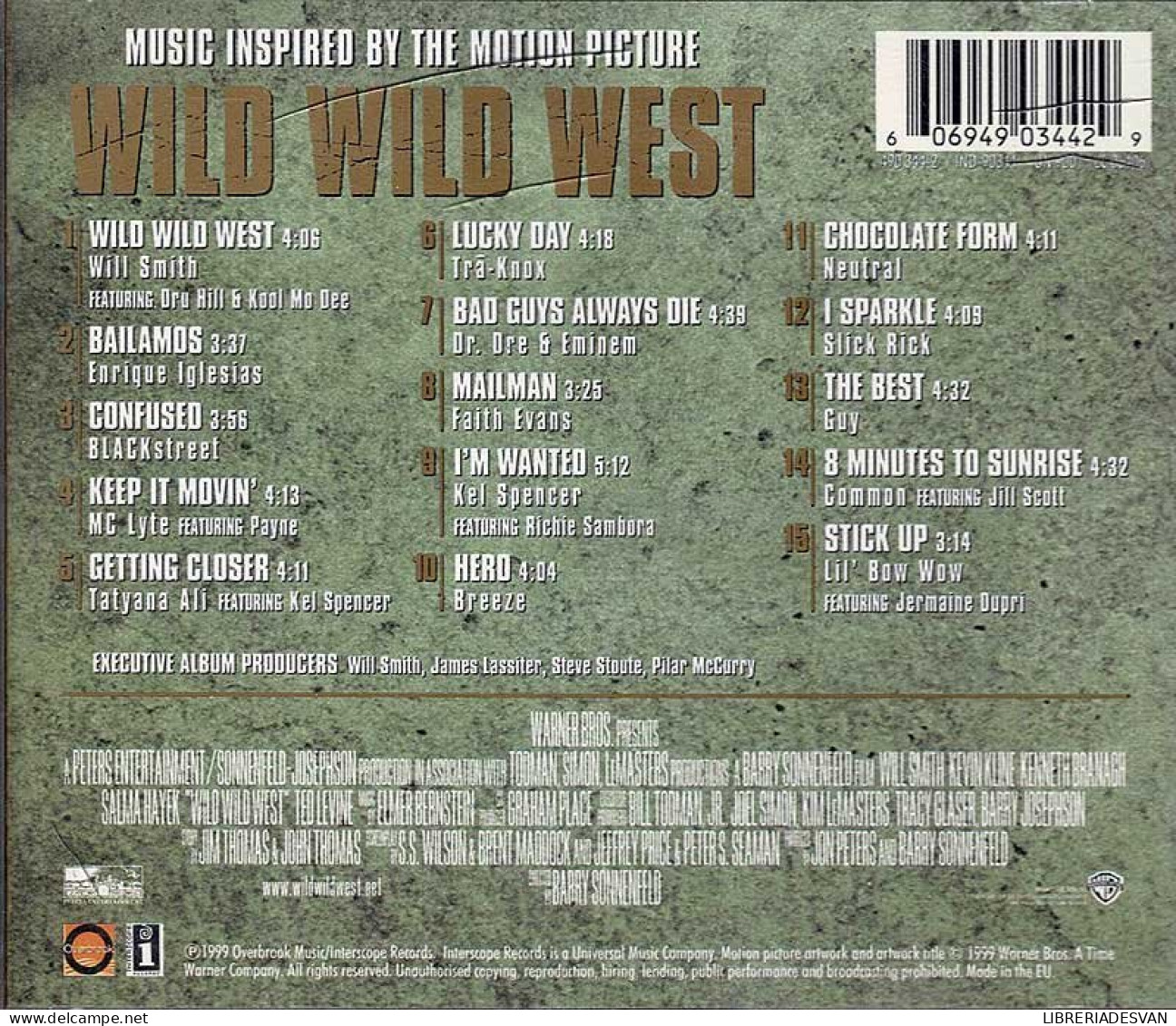 Music Inspired By The Motion Picture Wild Wild West. CD - Musica Di Film