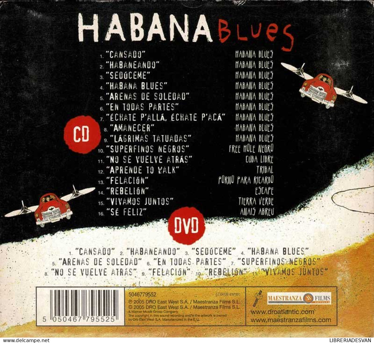 Habana Blues (Banda Sonora Original). CD + DVD - Soundtracks, Film Music