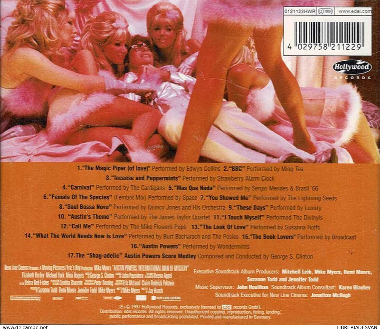 Austin Powers - International Man Of Mystery (Original Soundtrack). CD - Filmmusik