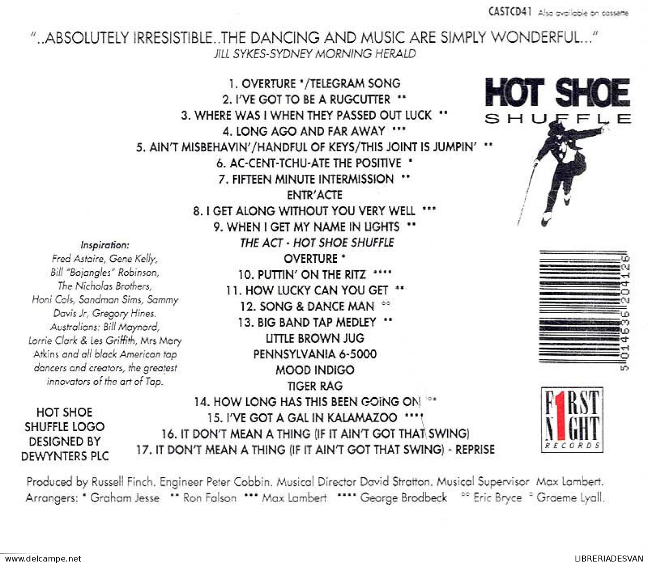 Original Australian Cast Recording - Hot Shoe Shuffle. CD - Musica Di Film