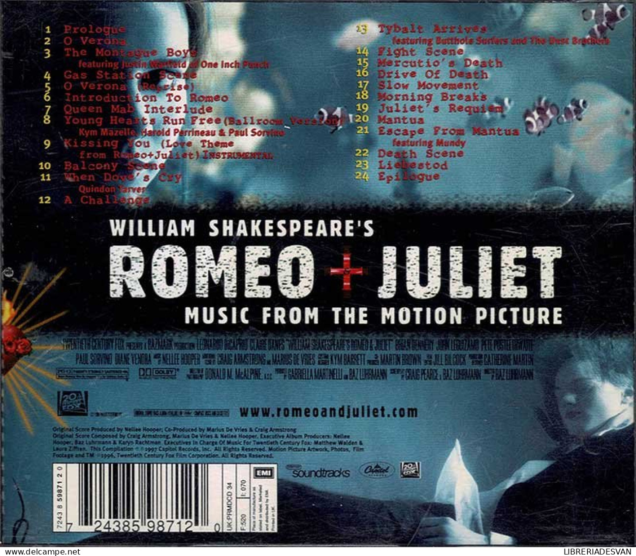 Romeo + Juliet: Music From The Motion Picture - Volume 2. CD - Música De Peliculas