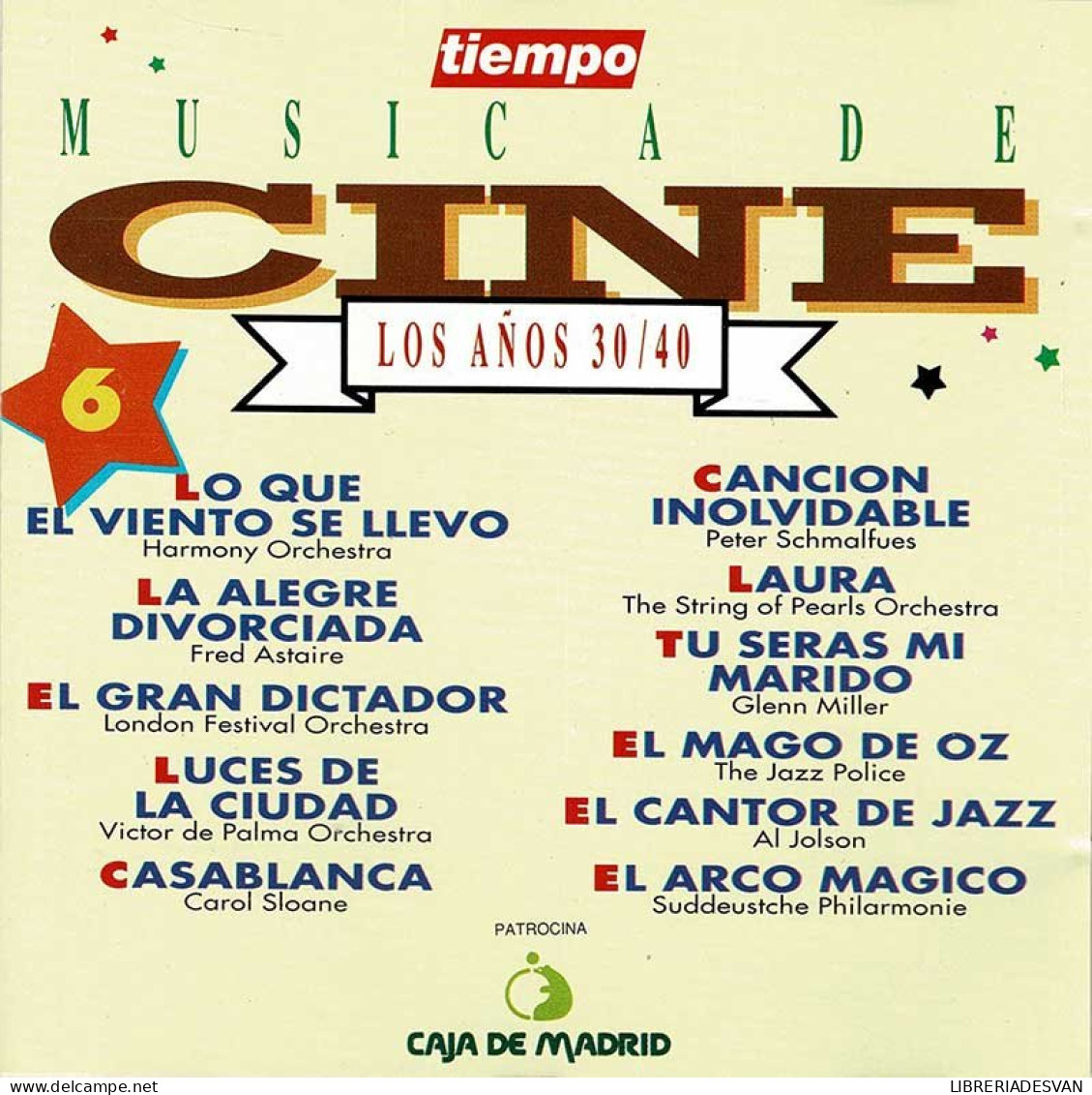 Música De Cine Vol. 6. Los Años 30/40. CD - Musique De Films