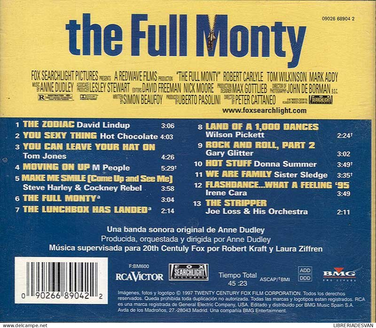 The Full Monty (Banda Sonora Original). CD - Filmmusik