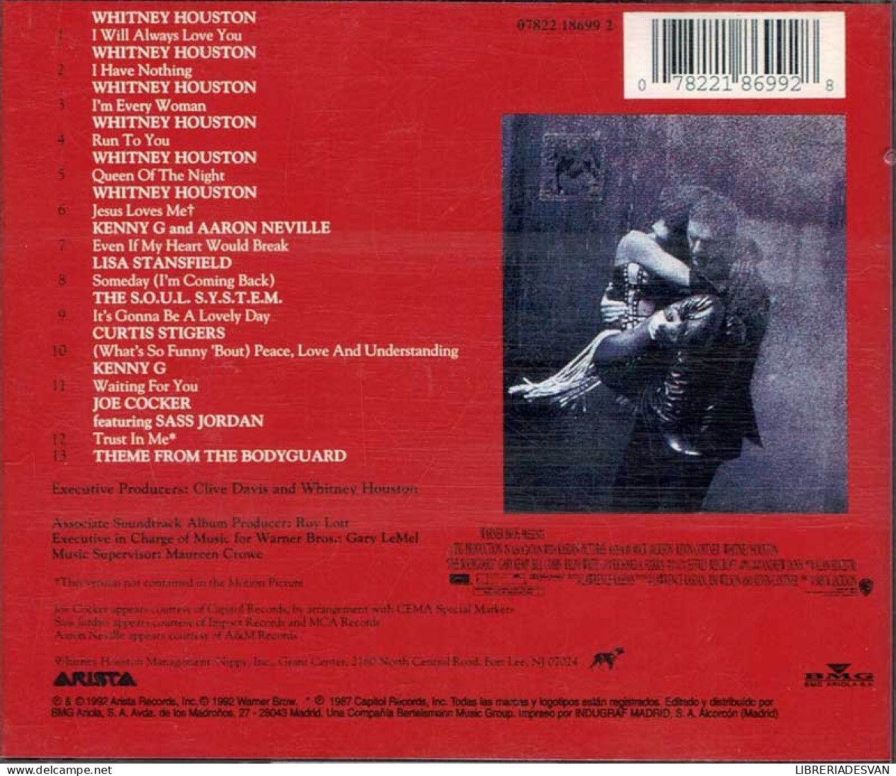 The Bodyguard (Original Soundtrack Album). CD - Musique De Films