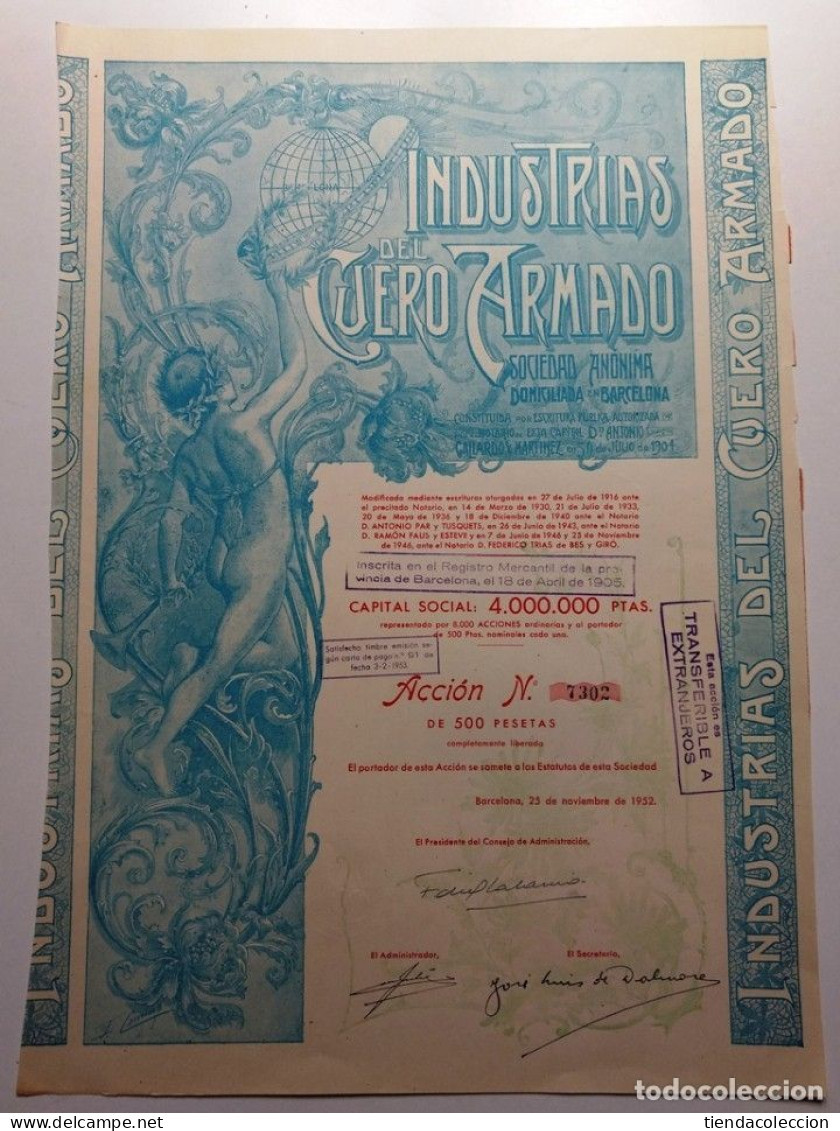 INDUSTRIAS DEL CUERO ARMADO S. A. - Textile