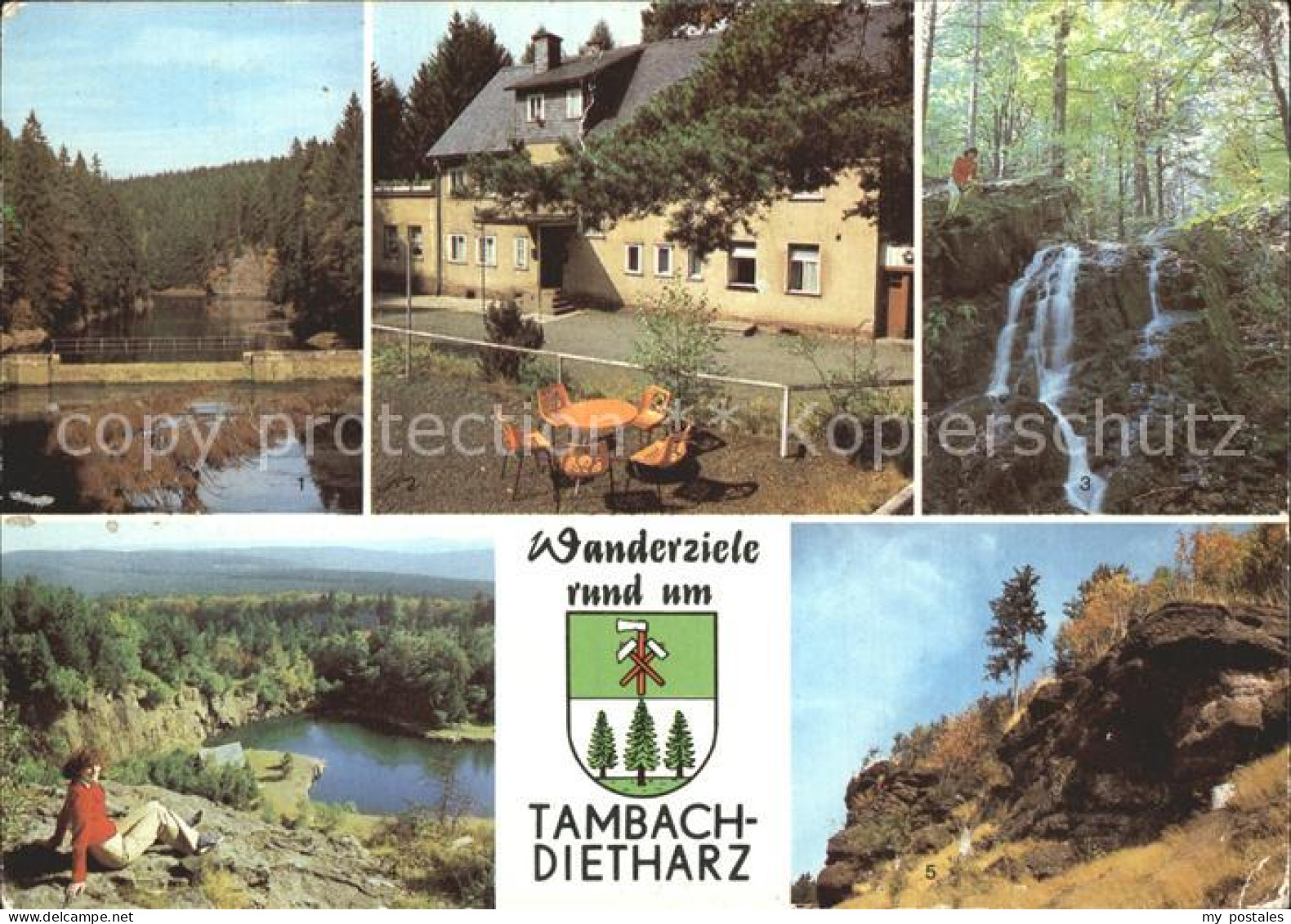 72382693 Tambach-Dietharz Gothaer Talsperre Waldbaude Spitterfall Falkenstein  T - Tambach-Dietharz