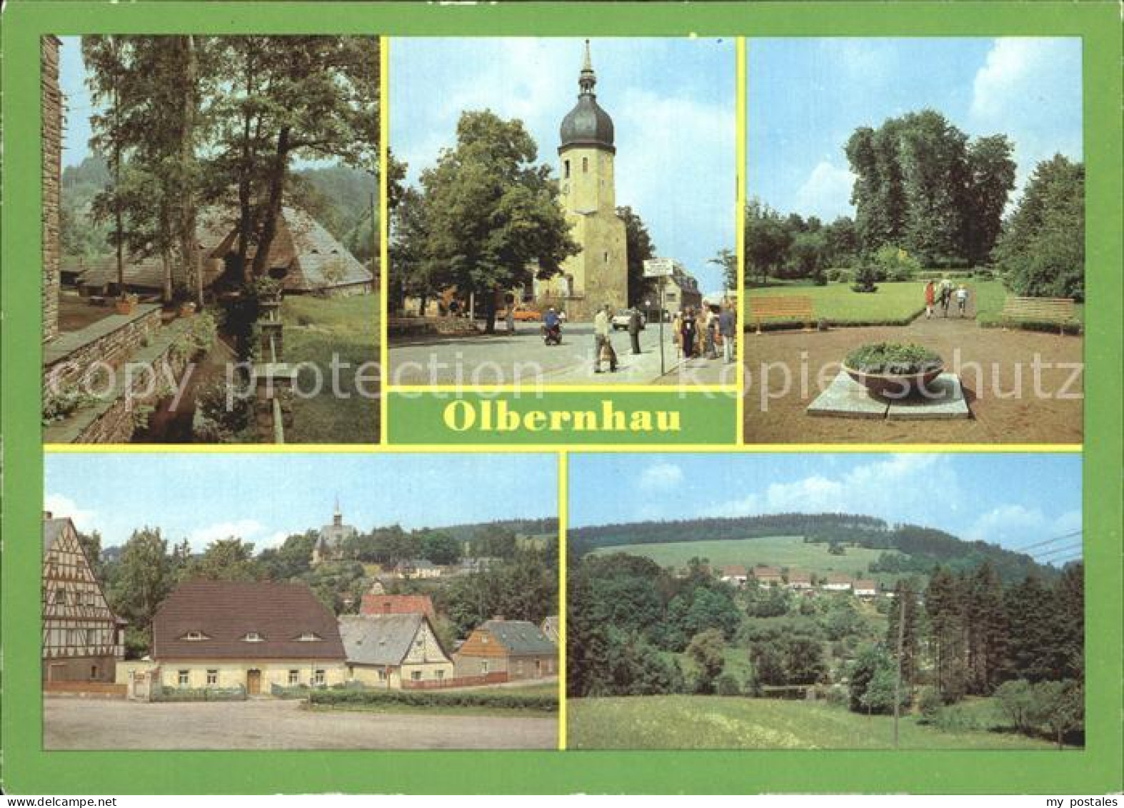 72382637 Olbernhau Erzgebirge Saigerhuette Gruenthal Ernst-Thaelmann-Platz Kirch - Olbernhau