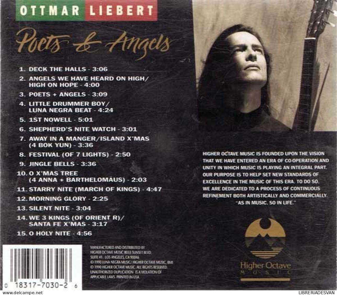 Ottmar Liebert - Poets & Angels. CD - Autres - Musique Espagnole