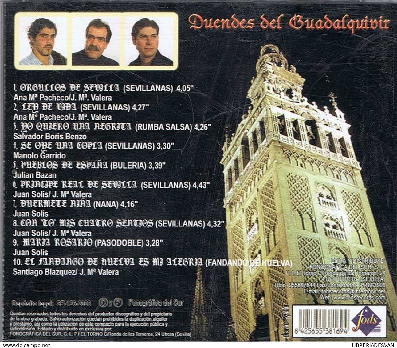 Duendes Del Guadalquivir - Cosas De La Tierra Mía. CD - Autres - Musique Espagnole