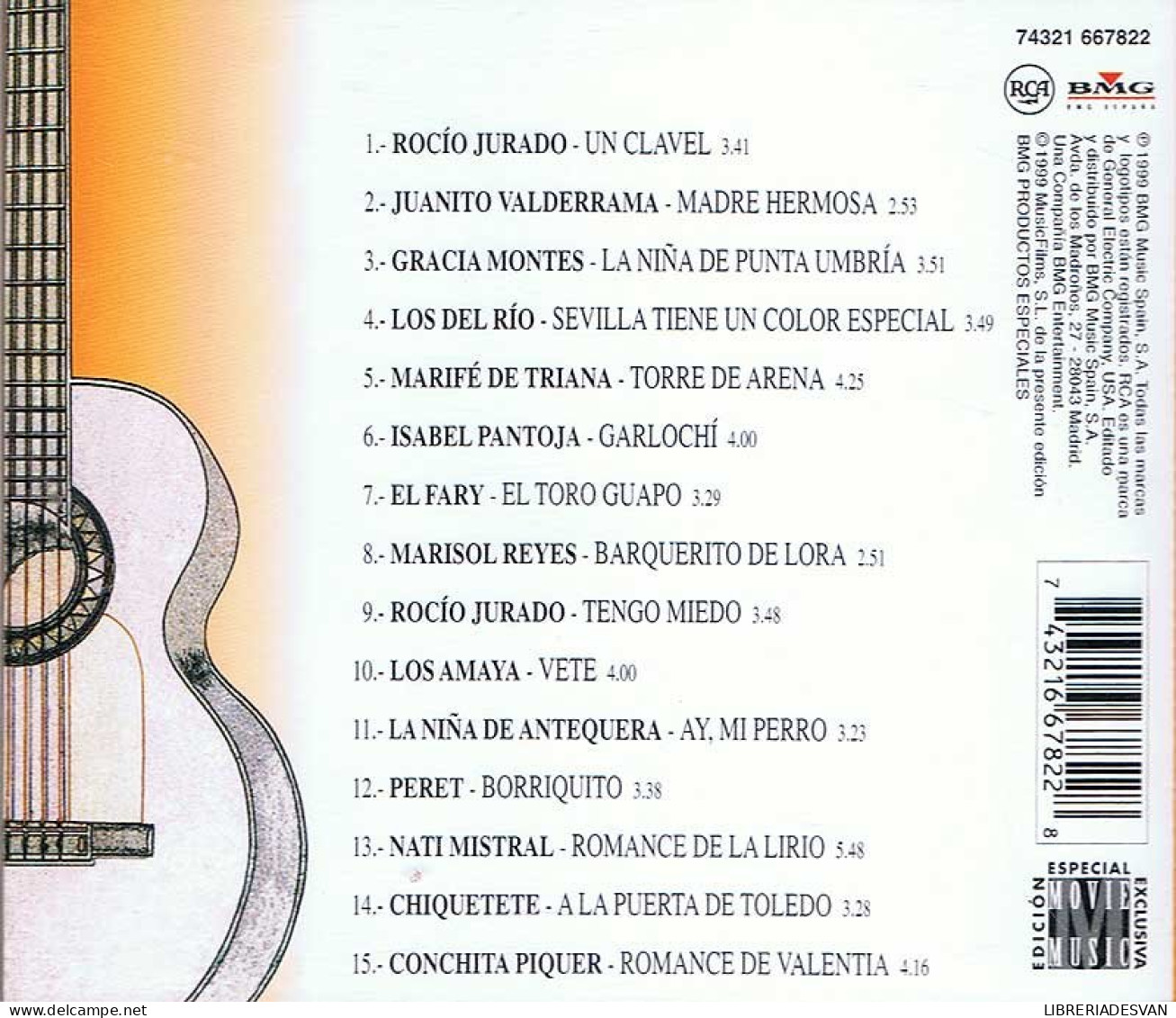Arte Y Sentimiento 2. Rocío Jurado. Juanito Valderrama... CD - Sonstige - Spanische Musik