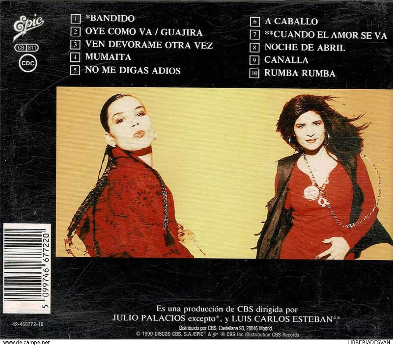 Azúcar Moreno - Bandido. CD - Autres - Musique Espagnole