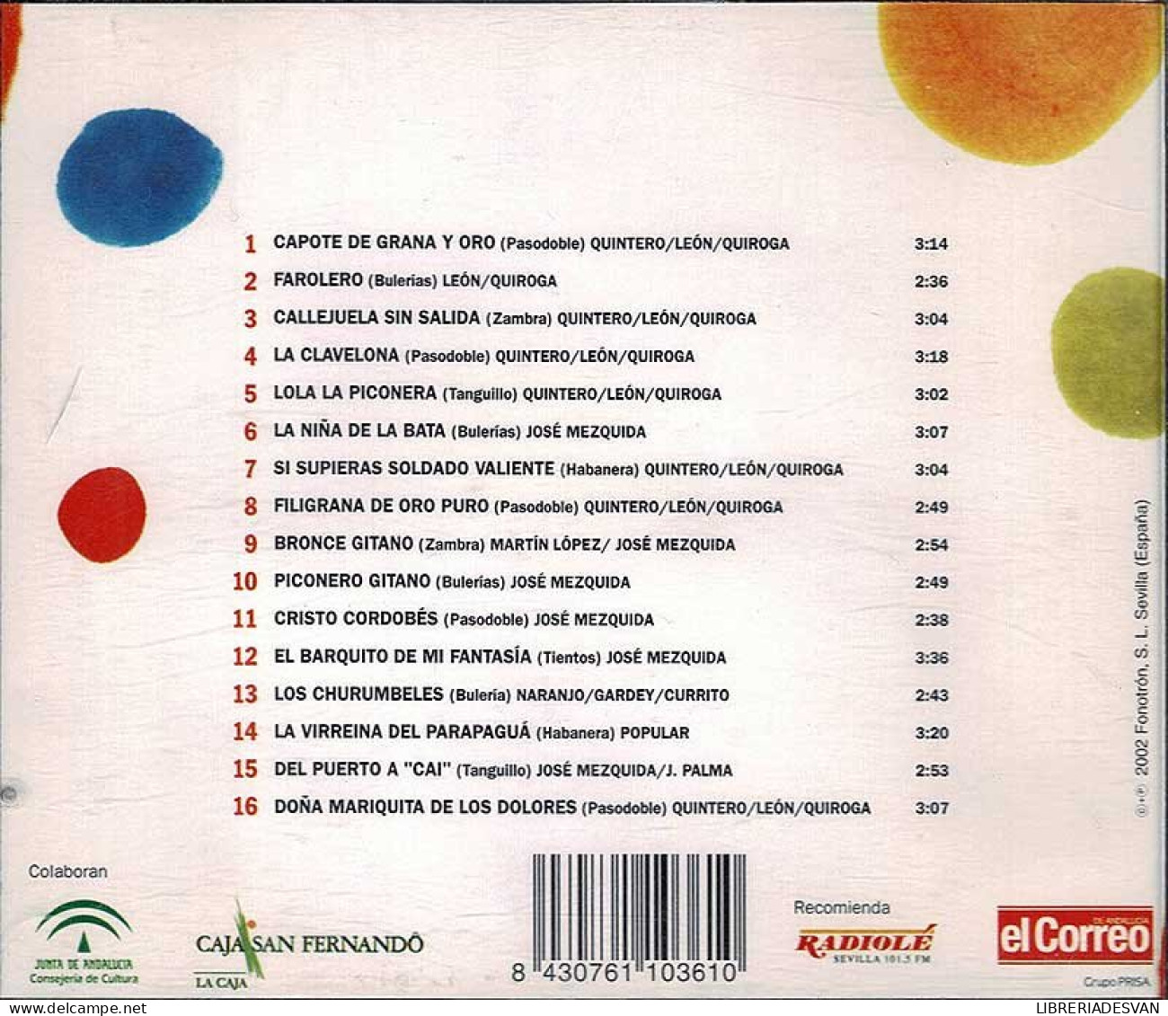 Juanita Reina - Grandes De La Copla. CD - Autres - Musique Espagnole