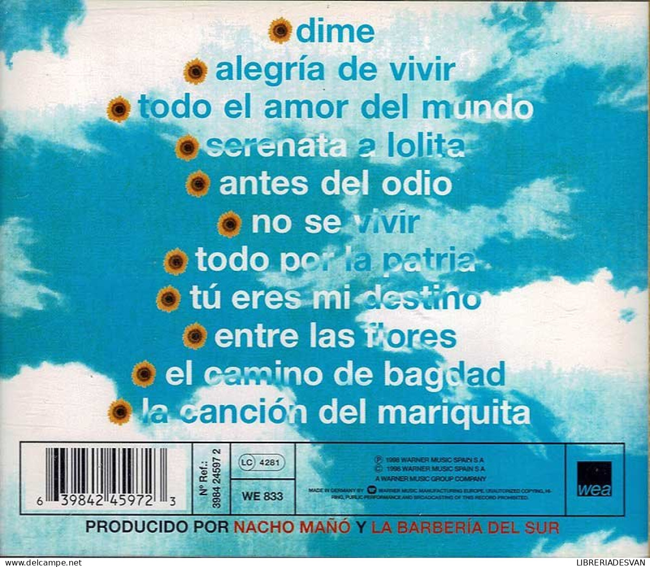 La Barbería Del Sur - Arte Pop. CD - Andere - Spaans