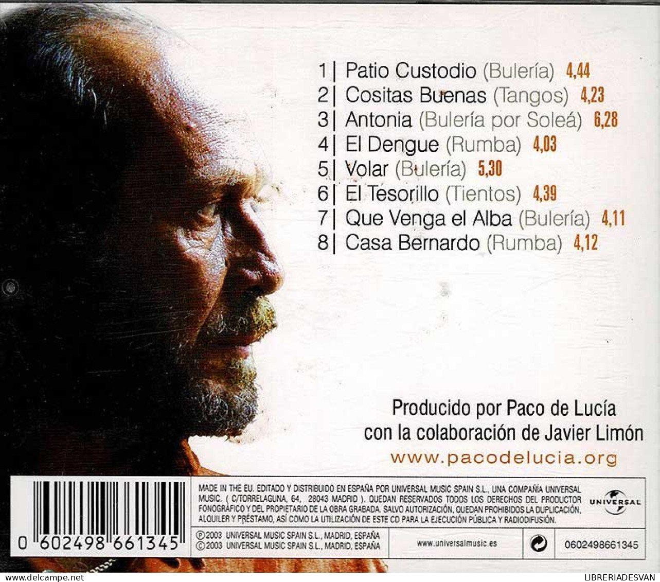 Paco De Lucía - Cositas Buenas. CD - Autres - Musique Espagnole