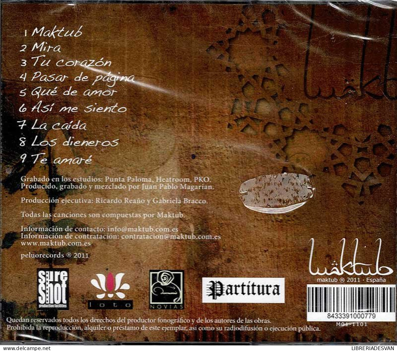 Maktub - Maktub. CD - Altri - Musica Spagnola