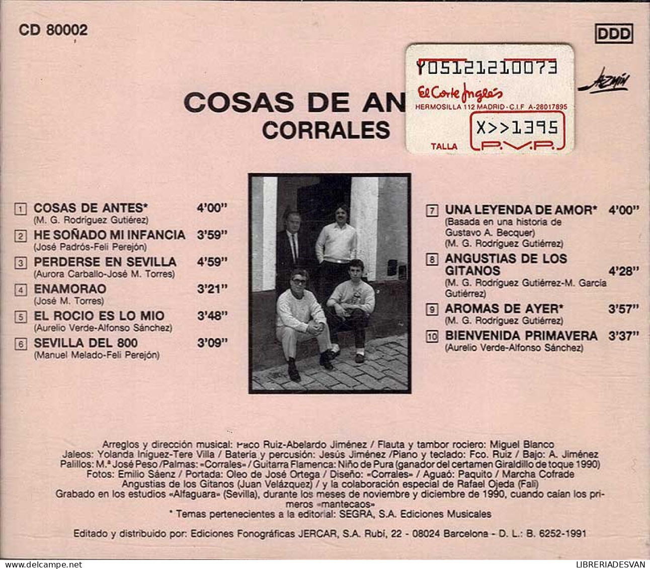 Corrales - Cosas De Antes. Sevillanas. CD - Other - Spanish Music
