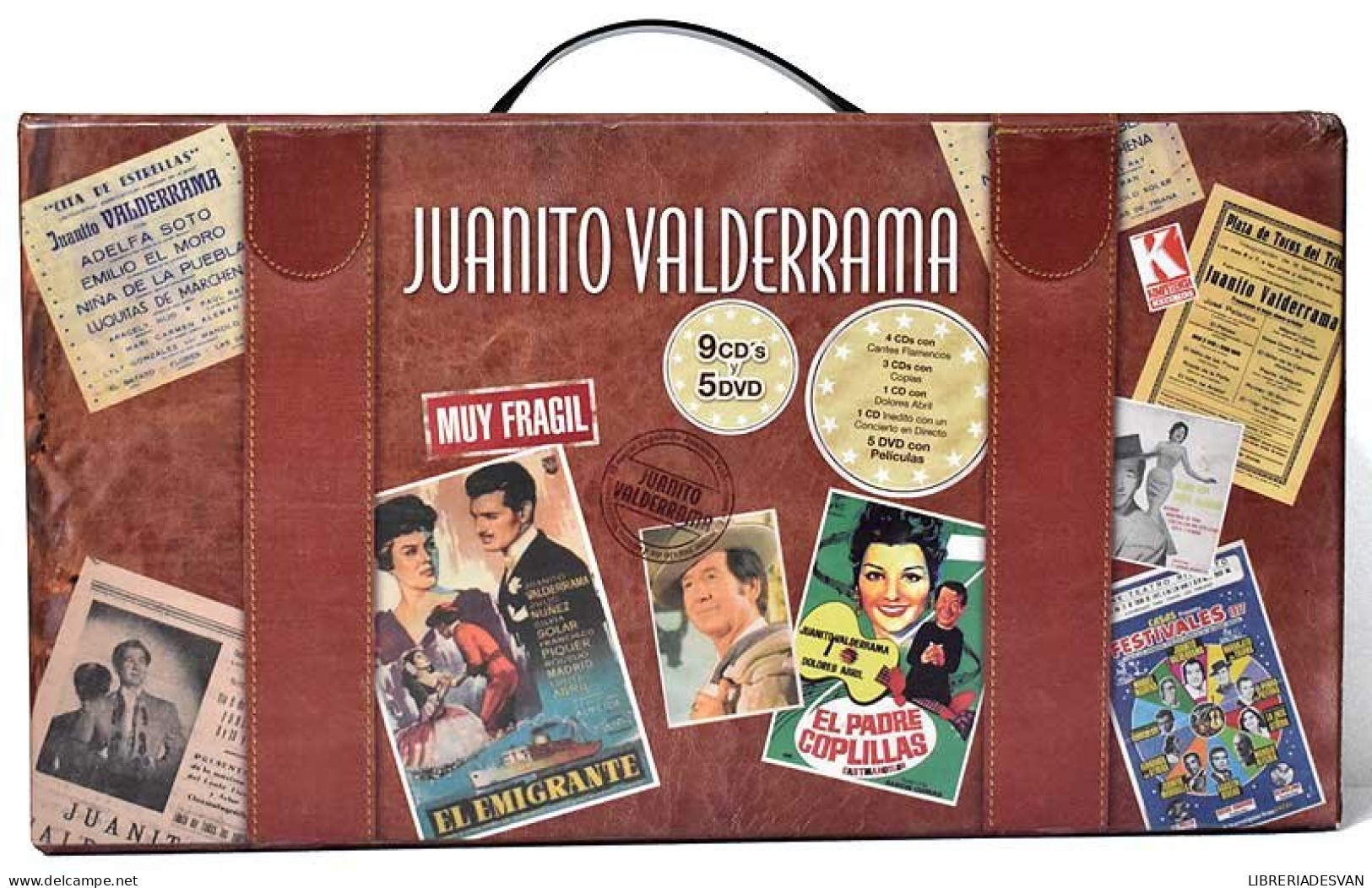 Maletín Colección Juanito Valderrama. 9 CDs + 5 DVDs. Completo - Andere - Spaans