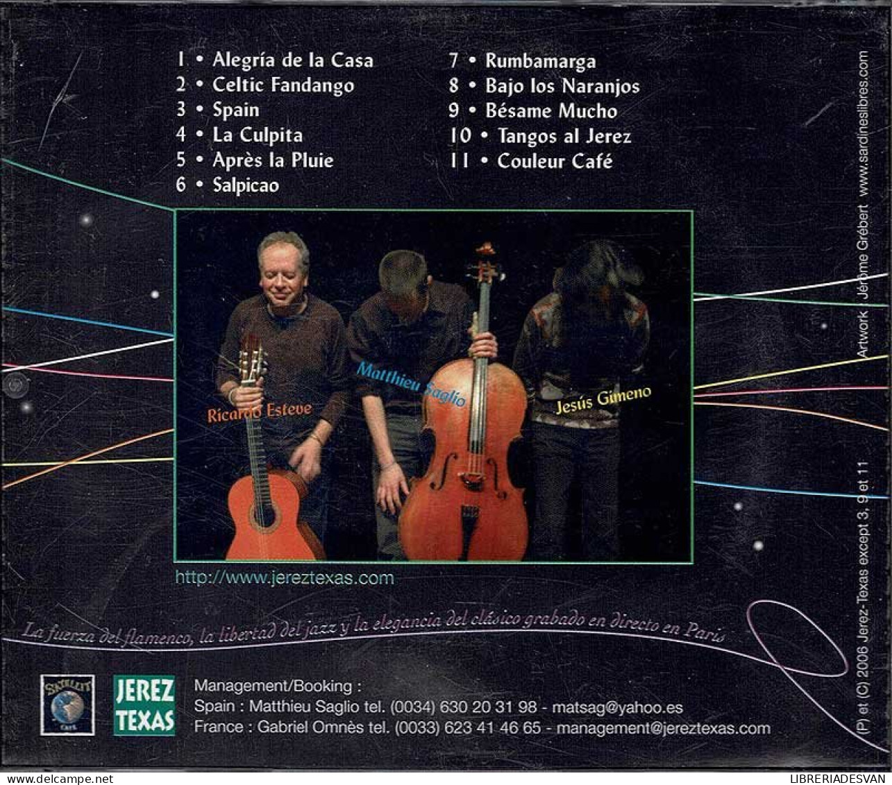 Jerez Texas - Live Au Satellít Café. CD - Other - Spanish Music