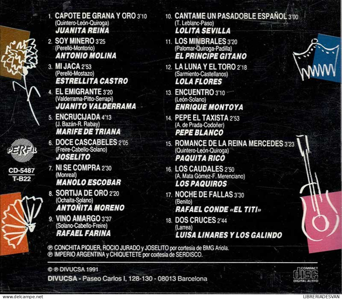 50 Coplas Inolvidables Vol. 3. CD - Other - Spanish Music