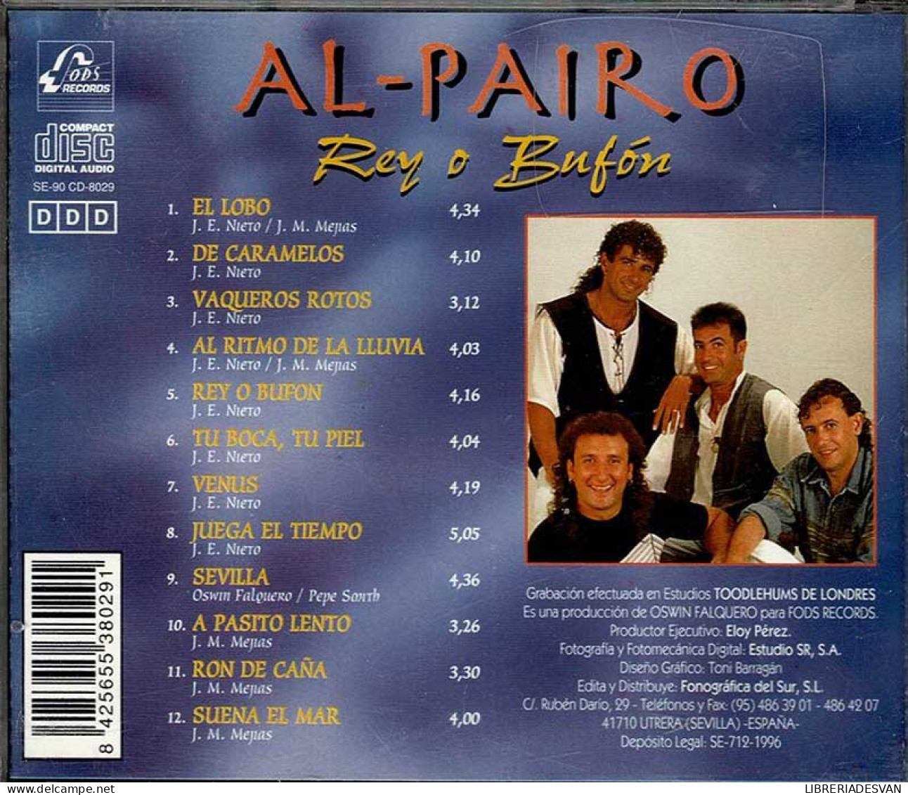 Al-Pairo - Rey O Bufón. CD - Autres - Musique Espagnole