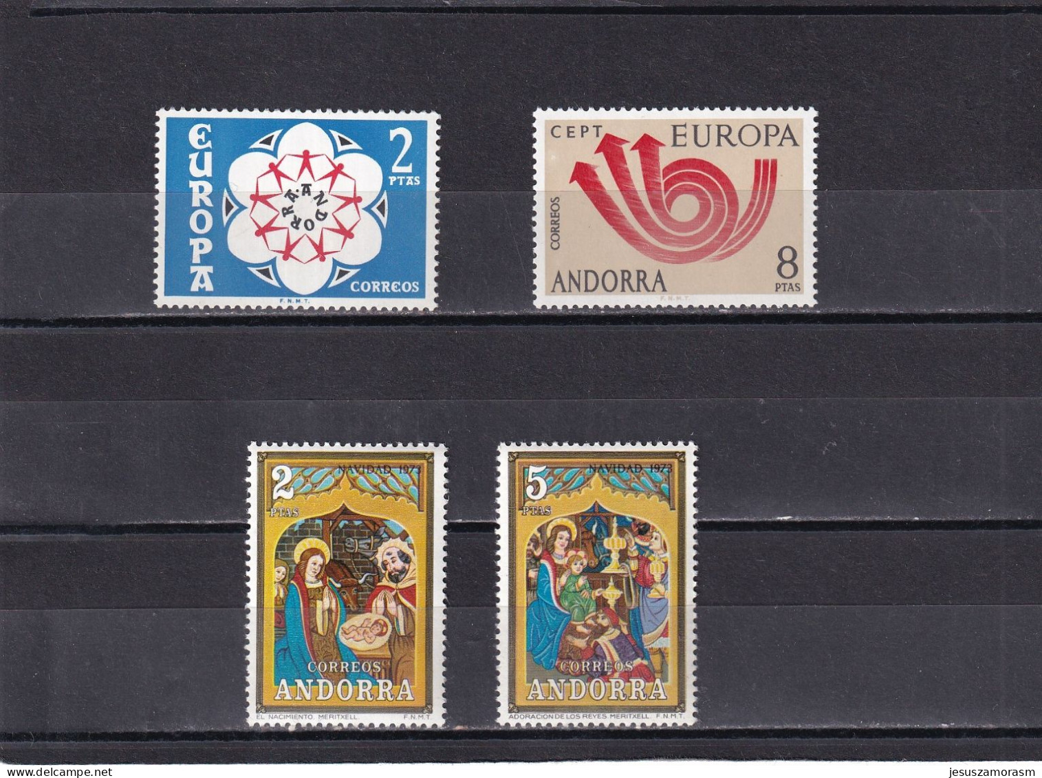 Andorra Española Año 1973 Completo - Verzamelingen