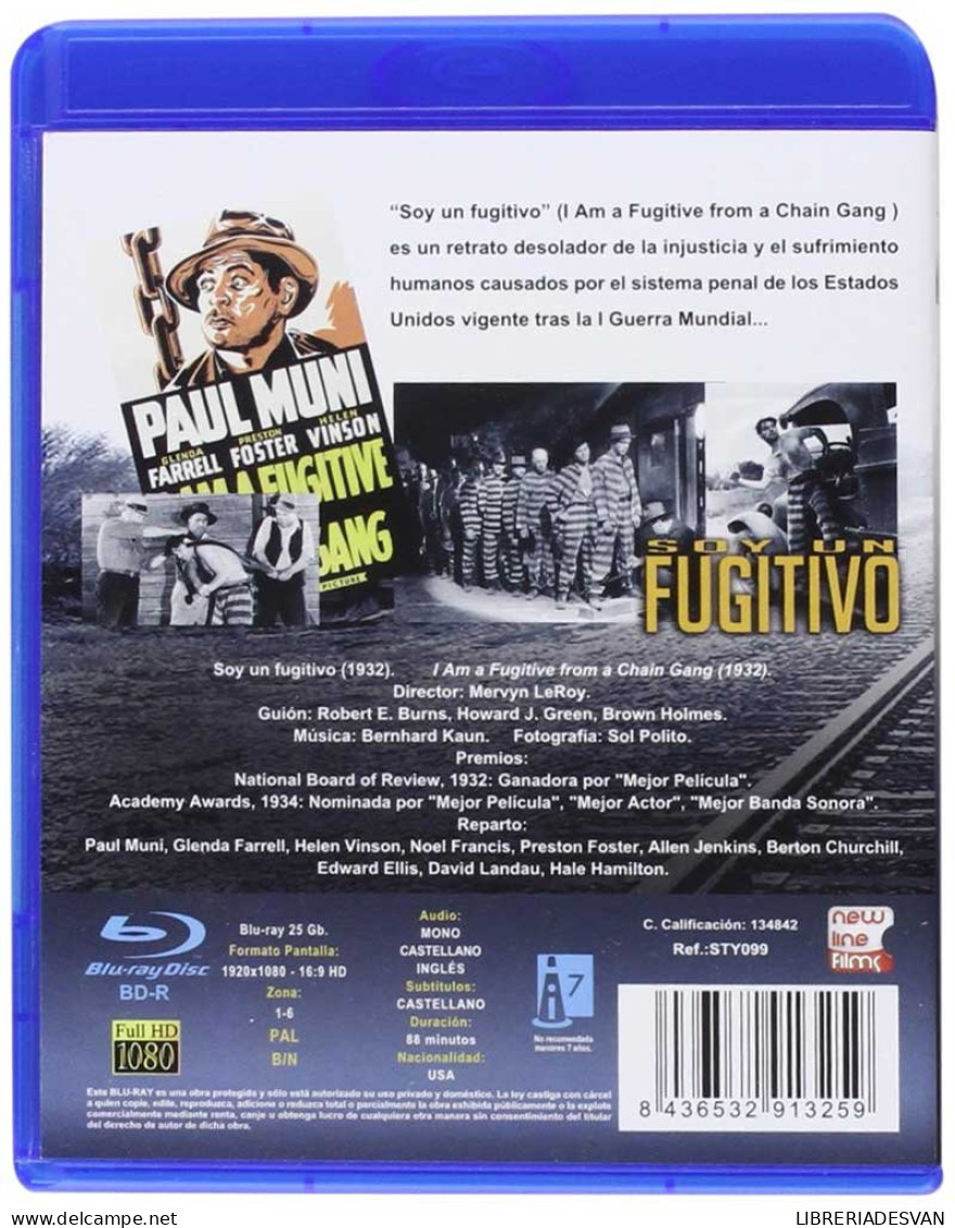 Soy Un Fugitivo. Blu-ray - Altri