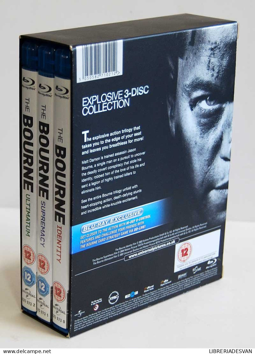 The Ultimate Bourne Collection. Identity + Supremacy + Ultimatum. Blu-Ray - Autres Formats