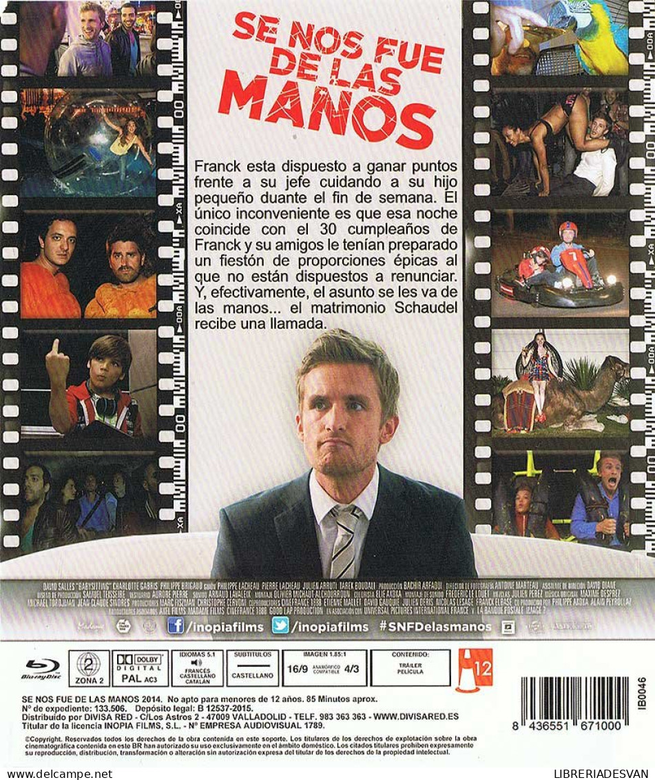 Se Nos Fue De Las Manos. Blu-Ray - Autres Formats